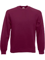 Fruit of the Loom Classic Raglan Sweat – raglánová mikina 16.2216, bordová Fruit of the Loom Classic Raglan Sweat – raglánová mikina 16.2216, bordová