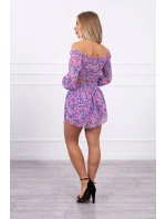 Fialová kvetinová sada