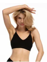 Bambusová podprsenka Bralette Black - Julimex Bambusová podprsenka Bralette Black - Julimex