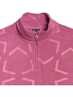 Dievčenský fleece 4F F342 tmavoružový 4FJWAW25TFLEF342 53A