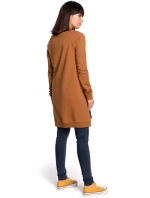 B101 Nadrozmerná tunika s rozdelenými bokmi - vojensky zelená B101 Nadrozmerná tunika s rozdelenými bokmi - vojensky zelená