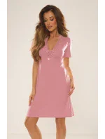 Dámska nočná košeľa De Lafense 640 Noela kr/r S-2XL