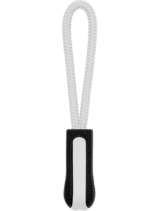 Kariban K 851, 4 ks prívesok na zips 20.K851 čierny/biely Kariban K 851, 4 ks prívesok na zips 20.K851 čierny/biely