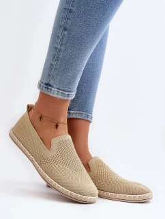 Wsuwane Damskie Espadryle Beżowe Harmonie