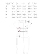 S398 Šaty v tvare ceruzky s bočným rozparkom - oranžové