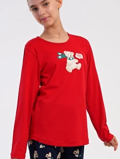 Detské dlhé pyžamo Medveď so šatkou