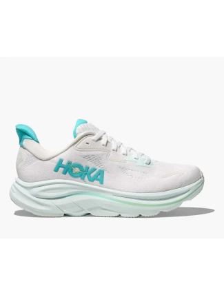 Dámska bežecká obuv HOKA Clifton 10 White/Cielo Blue (1162031-WTCL)