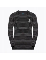 Detská súprava spodného prádla Odlo dlhá ACTIVE WARM ECO SET veľkosť 128cm čierna a sivá