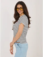 Tričko IT TS 22397.89 biele čierne