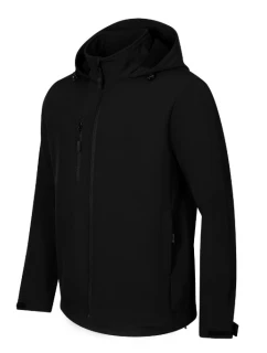 Trail pánska softshellová bunda čierna