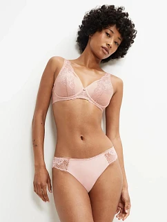 WILD PEONY FLORALE - Brazílske bikiny s kvetinovým vzorom a elastickou čipkou Triumph
