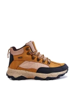 Pánska zateplená treková obuv Cross Jeans KK1R4020C camel