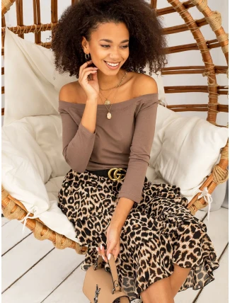 Blúzka RV BZ 4692.99 hnedá Blúzka RV BZ 4692.99 hnedá