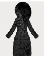 Obojstranná zimná bunda z umelej kožušiny Minority black (P3-6020-1)