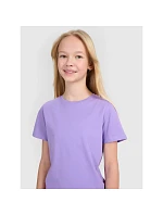 Dievčenské tričko s potlačou 4F 4FJWSS25TTSHF2176-51S