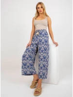 Nohavice D73770R62237A tmavo modré