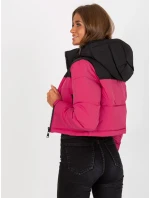 Dámska bunda NM KR D2 3825 73P čierna a červená