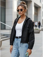 Dámska prechodná bunda EUNIKAR black FashionStreet TY4333 Dámska prechodná bunda EUNIKAR black FashionStreet TY4333