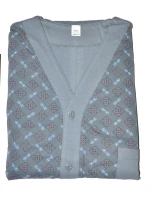 Pánske rozopínacie pyžamo Gucio dł/r M-2XL Pánske rozopínacie pyžamo Gucio dł/r M-2XL