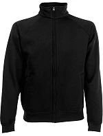 Mikina Fruit of the Loom Premium Sweat Jacket 16.2228 čierna