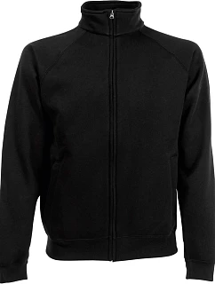 Mikina Fruit of the Loom Premium Sweat Jacket 16.2228 čierna