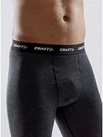 Craft Corporate Wool Merino Set M Pánska sada spodného prádla z merino vlny 81.9711 čierna melírovaná