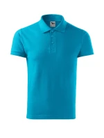 Bavlnená polokošeľa pánska tyrkysová