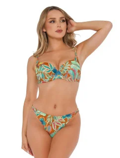 Dámske dvojdielne plavky Mykonos 2 S936MN2 Green Patterned - Self