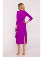 Dámske šaty s volánom S425 - Lavender - Stylove