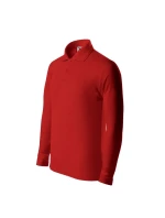 Malfini Pique Polo LS Jr MLI-24107 červená polokošeľa