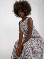 Šaty LK SK 506986 1.89 biela a čierna