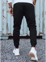 Pánske maskáčové tepláky čierne FashionStreet UX4429