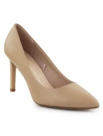 Béžové lodičky na podpätku Sergio Leone 1339