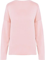 Kariban K 471 Dámska mikina oversize 20.K471 bledo ružová