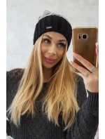 Paris fleecová čiapka K212 sivá+čierna