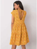 Šaty D50051Z30268 tmavo žlté