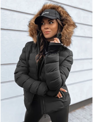 Dámska prešívaná zimná bunda VERSES black FashionStreet TY4040