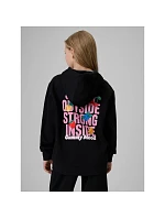 Dievčenská mikina s kapucňou 4F 4FJRSS26TSWSF2902-20S