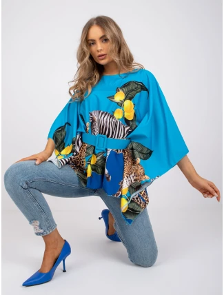 Blúzka DHJ BZ 15735B.13 modrá