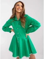 Dámske šaty-DHJ-SK-6801.63P-zelené