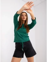 Blúzka RV BZ 4691.09P tmavozelená