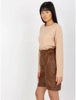 Šortky VI SN 155.65P hnedá