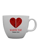 Personalizovaný keramický hrnček MEGA XXL s objemom 1 000 ml – Dve miesta, jedno srdce Personalizovaný keramický hrnček MEGA XXL s objemom 1 000 ml – Dve miesta, jedno srdce