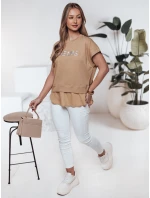 Dámske tričko DREAMY camel FashionStreet RY2522