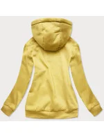 Žltá dámska tepláková mikina (W02-68)