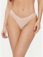 Dámske tangá UW0UW02473 DW5 sv. béžová - Tommy Hilfiger Dámske tangá UW0UW02473 DW5 sv. béžová - Tommy Hilfiger