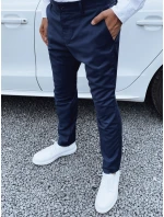Pánske tmavomodré nohavice FashionStreet UX4411