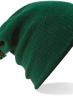 Beechfield B 450 Čiapka Snowstar® 53.0450 fľašovo zelená/krémová