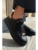 Sneakersy Damskie Z Eko Skóry Big Star RR274257 Czarne