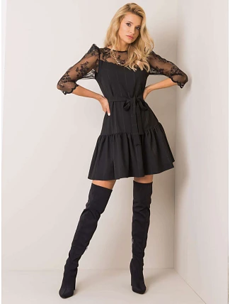 Šaty LK SK 507984.99 čierna Šaty LK SK 507984.99 čierna